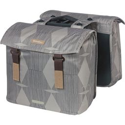 Basil Tas bas dubbel elegance mik chateau taupe 40-49l (8715019183980)