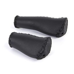 Unknown Velo handvatset 92/135mm leer zwart (8717729486740)