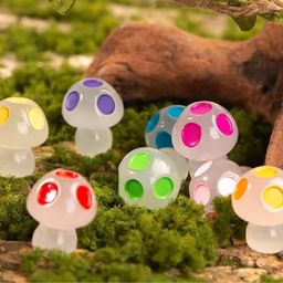 Glow in the dark - Mushrooms - Multi - 8 stuks (8720872024479)