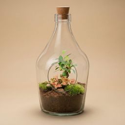 Open terrarium John - Bonsai & Ruby Lime ↑ 30 cm (8720872025391)