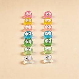 Glow in the dark - Mini's - Multi - 14 stuks (8720872024462)
