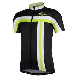 Merkloos Wielershirt Rogelli Brescia Zwart/Wit/Fluor M (8717849980715)