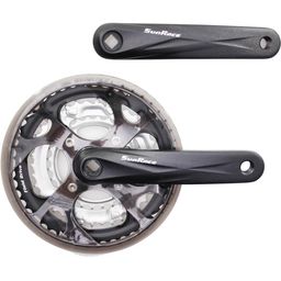Sunrace crankstel  M300 48/38/28 zw (4710944249682)