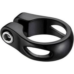 Marwi Union zadelpenklem 31.8mm alu met sleuf zwart (8590966349517)