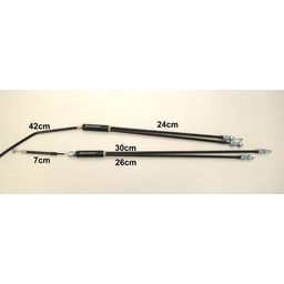 Merkloos KABEL REM A KPL BMX FREESTYLE ZWART SET (8716637015721)