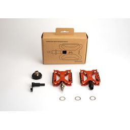 Brompton Superlight Quick Release Pedals, Orange (5053099269006)