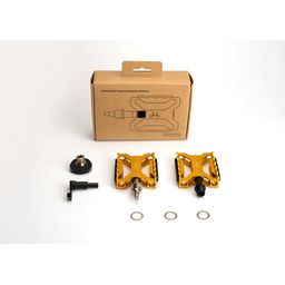 Brompton Superlight Quick Release Pedals, Gold (5053099268979)