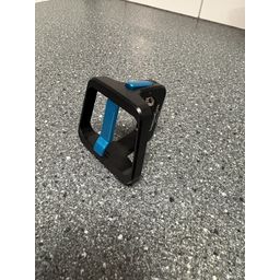 H&h Black CNC Front Carrier Block (Push Down) BLACK/BLUE (2181002297846)