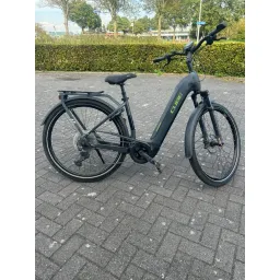 CUBE TOURING HYBRID EXC 500 IRIDIUM/GREEN 2021 Lage instap Iridium/green 50cm EE50 2021 (4054571326638)