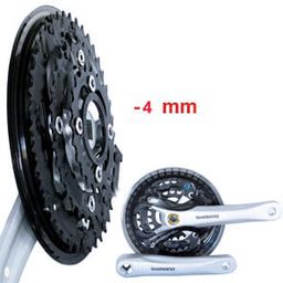 Shimano Crankstel Acera 170mm 22-32-42 7V/8V ziL IFCM361C222CS (-4mm) (4524667244257)