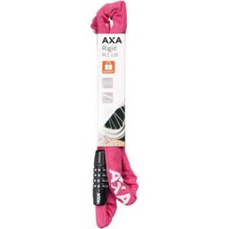 AXA kettingslot Rigid RCC roze 120cm/3.5mm in hoes (8713249232317)