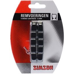 020201 Simson losse remblokken voor V-brake p/2 (cartridge) (8711646202018)