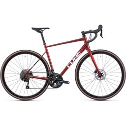 CUBE ATTAIN SL RED/WHITE 2022 Heren Red/white 58cm 2022 (4054571369703)