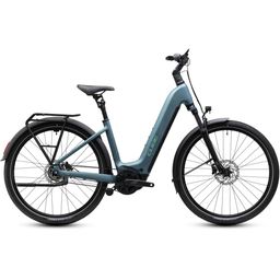 CUBE TOURING HYBRID DELUXE SLX 800 Lage instap Greengranit/Green EE54 EE54 2027 (4054571529374)