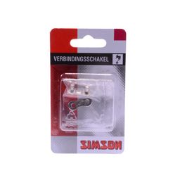 Simson kettingschakel 1/2x3/32 5/6/7 speed per stuk op kaart (8711646208829)