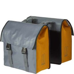 Basil Urban Load dubbele tas 48-53L grijs/goud 17741 (8715019177415)