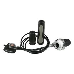 Grip shift Sram 7v kpl (1700) met zwarte kabel (0710845606755)