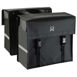 Willex Dubbele Bisonyl Tas Matzwart Matzwart (5425023131831)