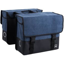 Willex Canvas Dubbele Tas + Blauw/Mz Blauw/Matzwart (5425023134337)