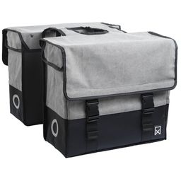 Willex Canvas Dubbele Tas + Gri/Mz Grijs/Matzwart (5425023134368)
