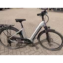 VICTORIA e- Trekking 12.8 Dames Stardust Silver Matt / Black 46cm 46 cm 2021 (4251507954235)
