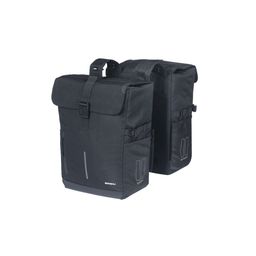 Basil fietstas dubbel Move zwart 30L (8715019184307)