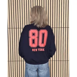 SWEATER NEW YORK BLAUW