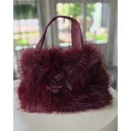 FAUX FUR TASJE