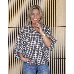 BLOUSE LILLY BLAUW