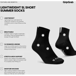 Gripgrab Lightweight SL Short Sok (5708486008514)
