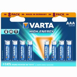 VARTA BATTERIJEN HIGH ENERGY AAA MULTIPAK (4008496559787)