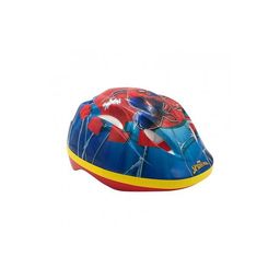 Merkloos Marvel Fietshelm 51-55cm Blauw Geel Rood (8715347009693)