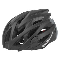 POLISPORT TWIG FIETSHELM M 55-58CM ZWART/GRIJS (5604415080753)