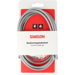 Remkabelset Simson Compleet Universeel Rvs - Grijs (8711646935527)