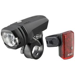 Axa greenline set voor+achter 50 lux - 1 led oplaa (8713249252193)