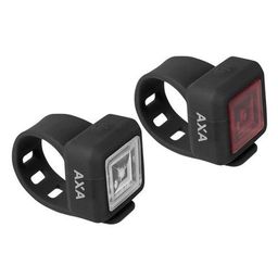 Axa verlichtingsset niteline 11 led batterij zwart (8713249258638)