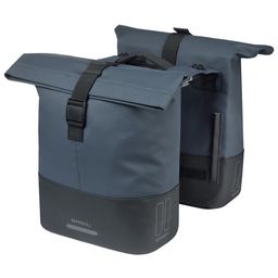 Basil fietstas dubbel Cove marine blauw/zwart MIK (8715019185069)