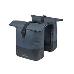 Basil fietstas dubbel Cove marine blauw/zwart MIK (8715019185069)