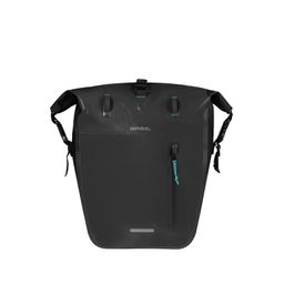 Basil fietstas enkel Rivo L MIK Hooks zwart 25-31L (8715019185281)