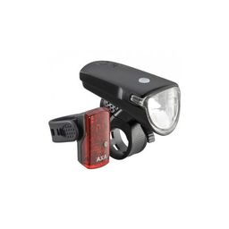 Axa greenline set voor+achter 35 lux - 1 led oplaa (8713249252179)