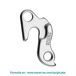 Union derailleurpad gh-068 met schroefset m8x0.75 (8590966390687)