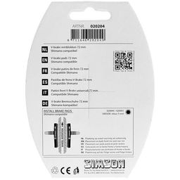 020204 simson v-brake remschoen 70mm p/2 (8711646202049)