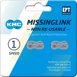 Kmc sluitschakel missinglink e1nr ept zilver kaart (4715575896861)