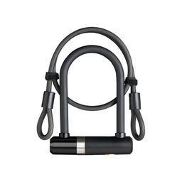 Axa u-beugelslot newton ul mini m/kabel 100mm*8mm (8713249248479)