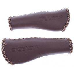 Ergotec Set Handvatten Monaco 135/92 Leder chocolade bruin (4016538033997)