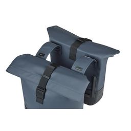 Basil fietstas dubbel Cove marine blauw/zwart 28-3 (8715019185038)