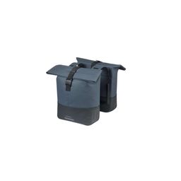 Basil fietstas dubbel Cove marine blauw/zwart 28-3 (8715019185038)