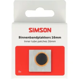Simson binnenbandpleisters 16mm (8) (8711646934575)