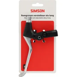 Simson remgreep set lang alu/zwart (8711646935985)