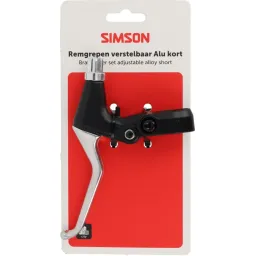 Simson remgreep set kort alu/zwart (8711646935992)